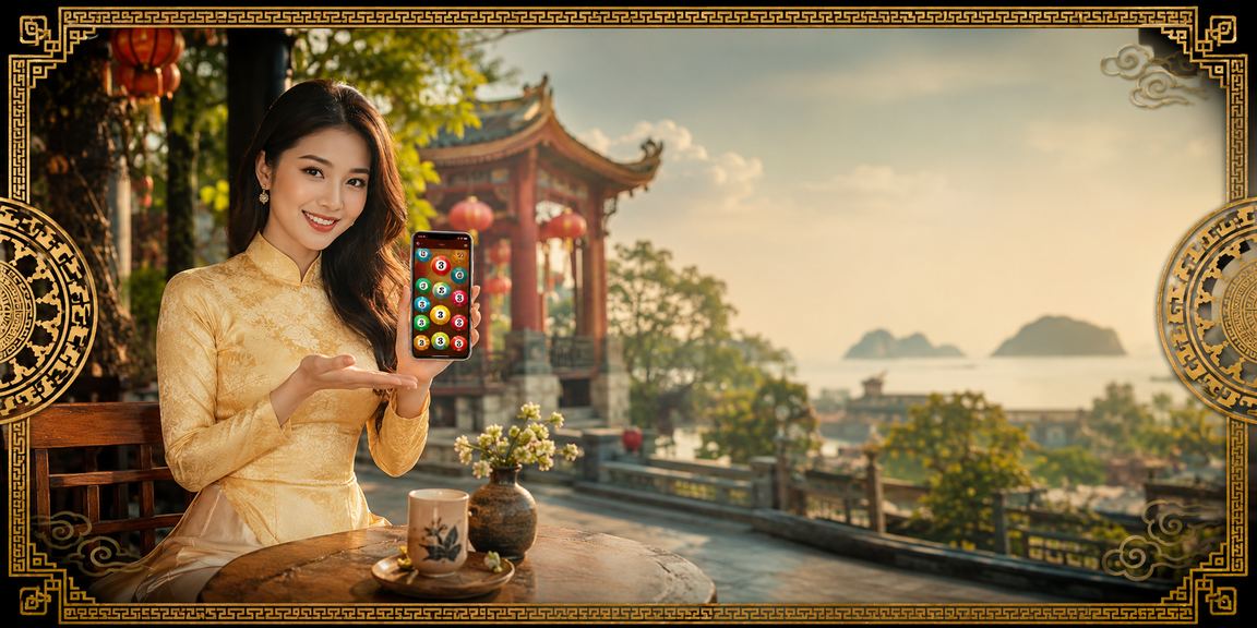 Người dùng Hà Nội xem kết quả xổ số Việt Nam bên ly cà phê sáng